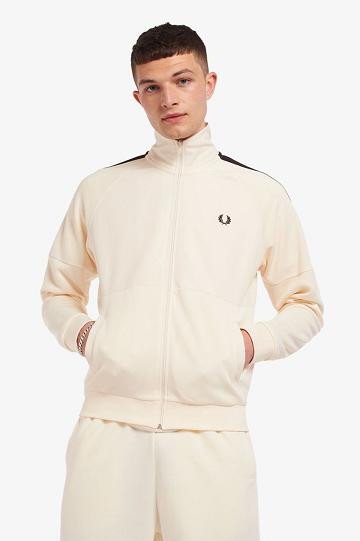 Fred Perry Panelled Track Miesten Takki Valkoinen | FI 1823MQZA